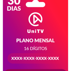 UniTv Recarga - Mensal - 30 Dias